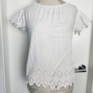 French Crochet Lace Top